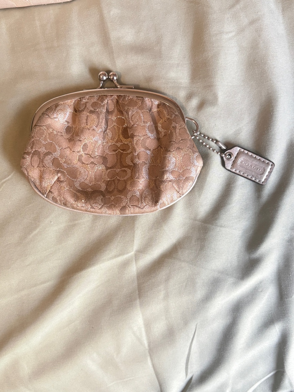 Coach Pink and Signature Canvas Cosmetic Bag Collection - Picture 6 of 13